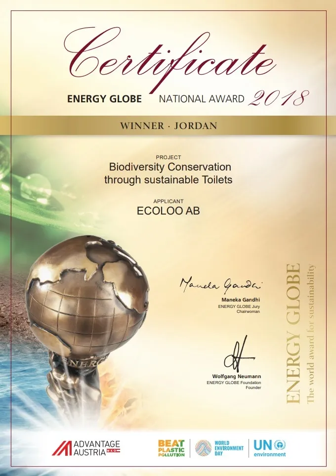 ECOLOO Award: Energy Award2018.webp